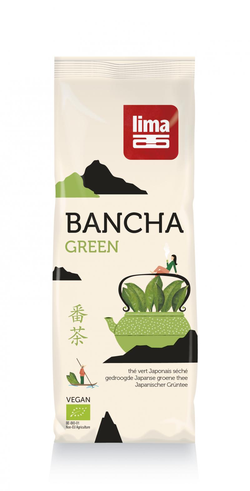 Lima Green bancha gedroogde japanse groene thee bio 100g
